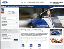 Tablet Screenshot of dbcarsharing.dbautohaus-schweinfurt.de